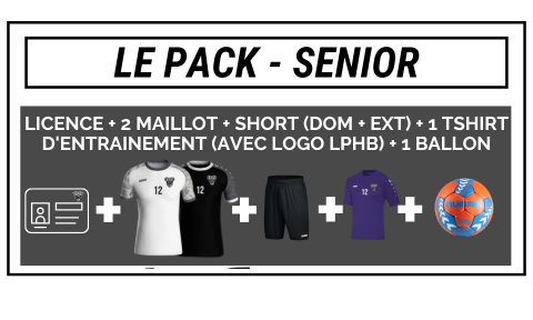Pack Licence Saison 2025-2026