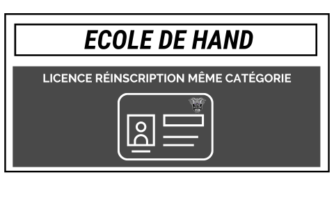 Pack Licence Saison 2026-2027 - RÉINSCRIPTION DANS LA MÊME CATÉGORIE